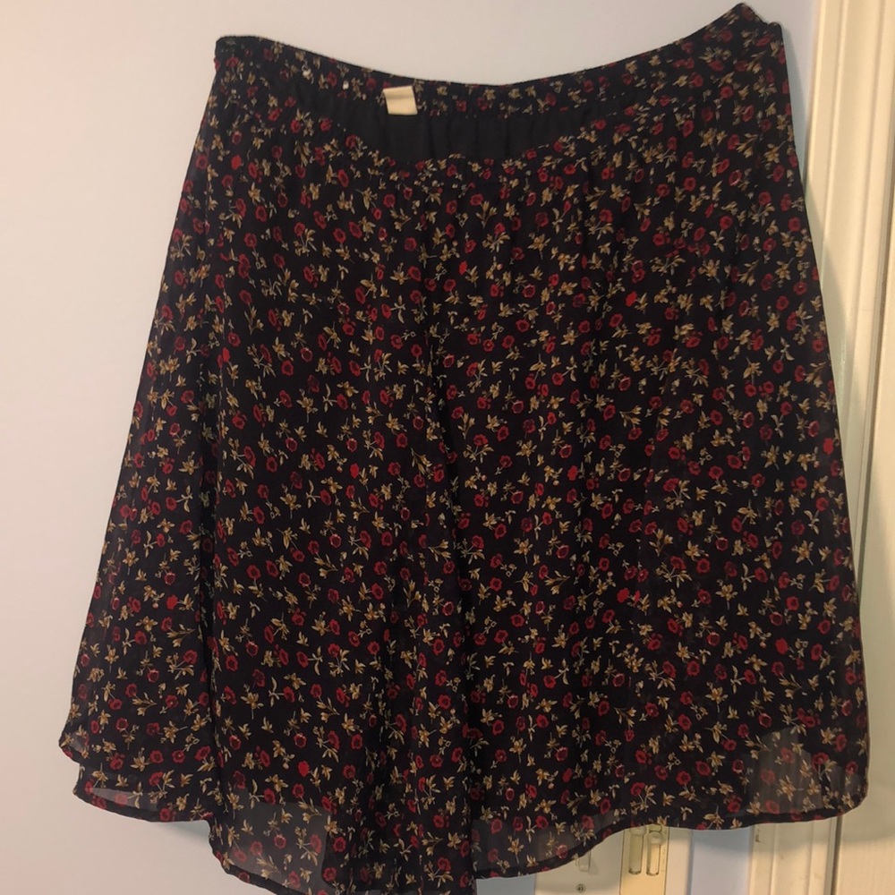 Old Navy Floral Skater Skirt